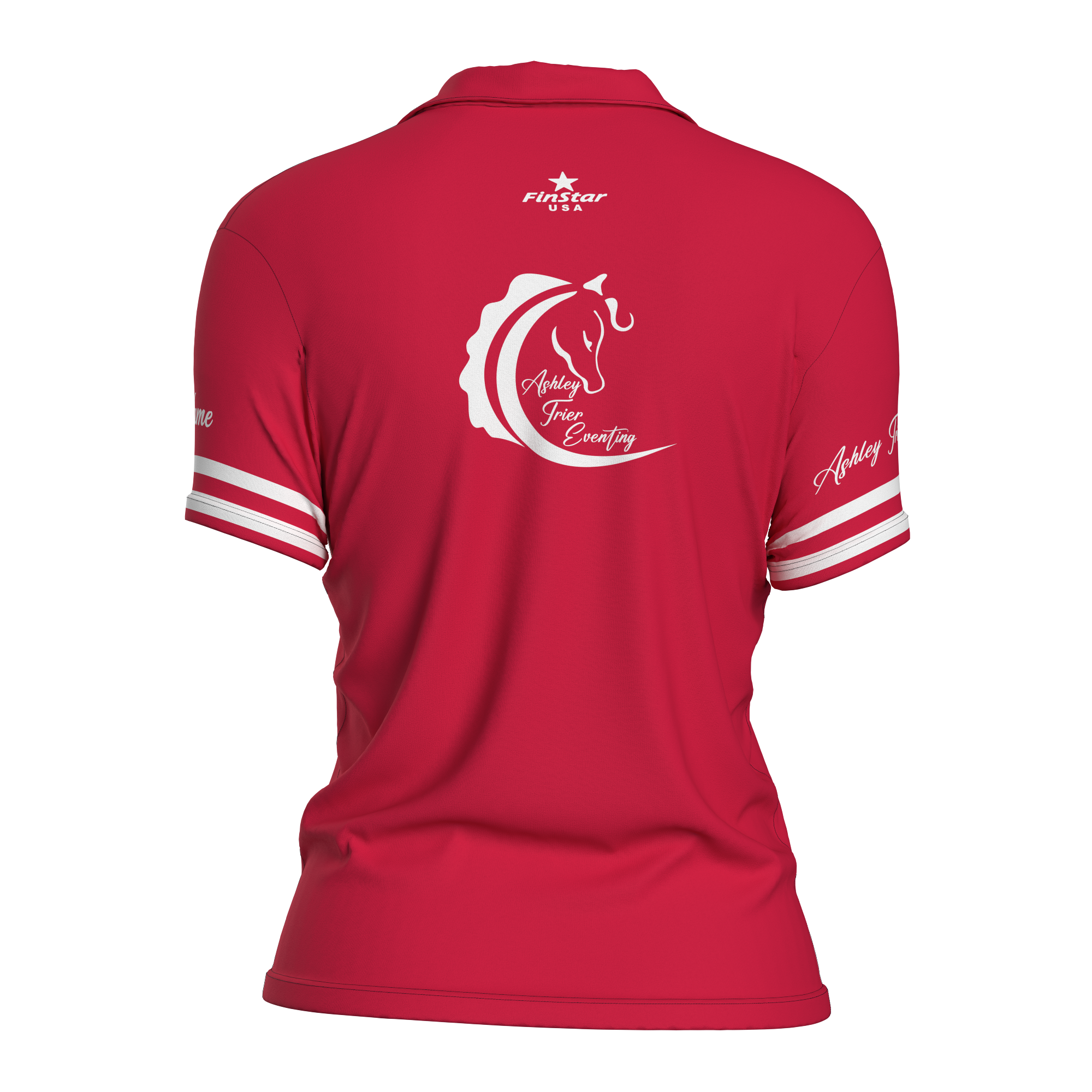 Riding Polo Shirt - ATE - Red