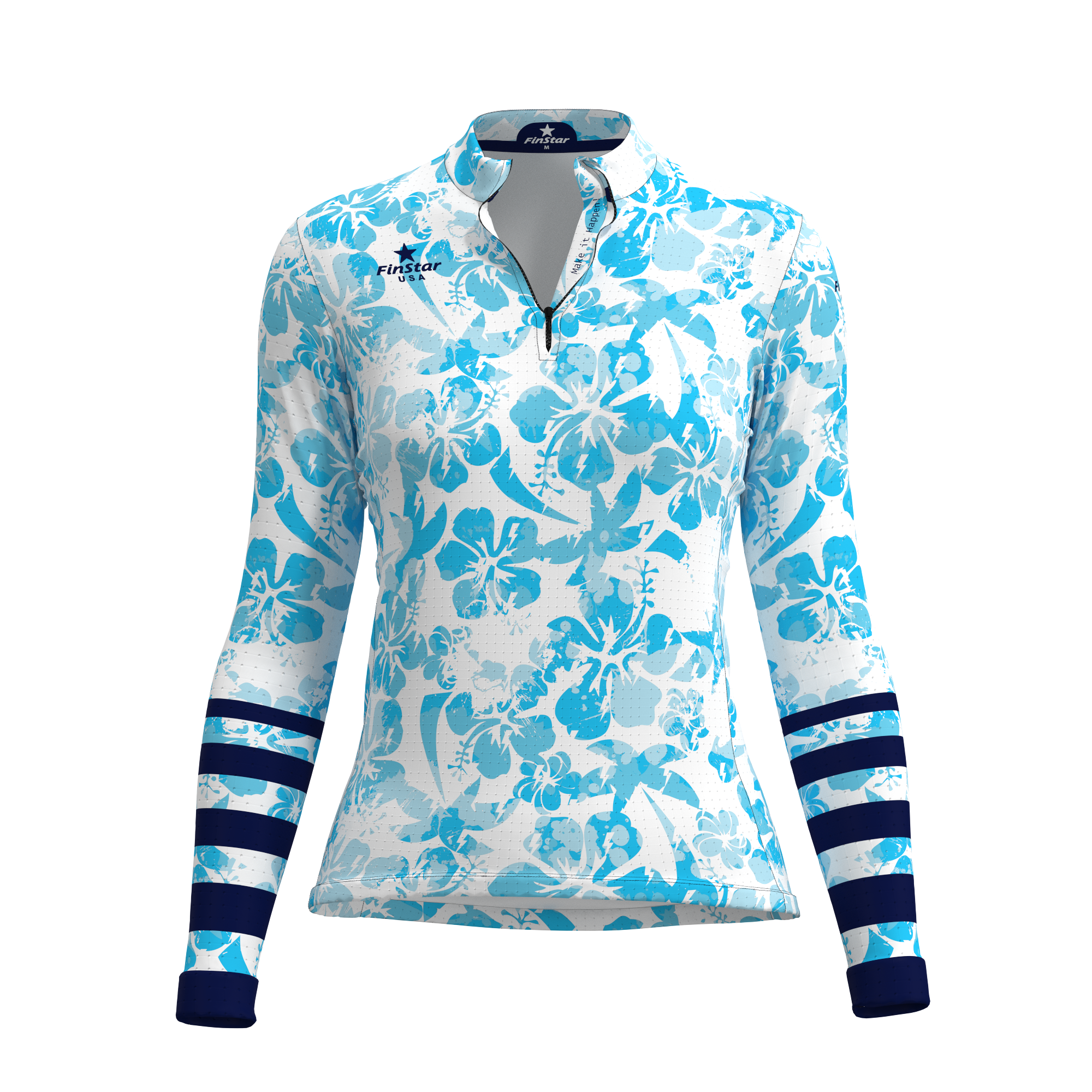 LS Rider Top - Floral Bolts
