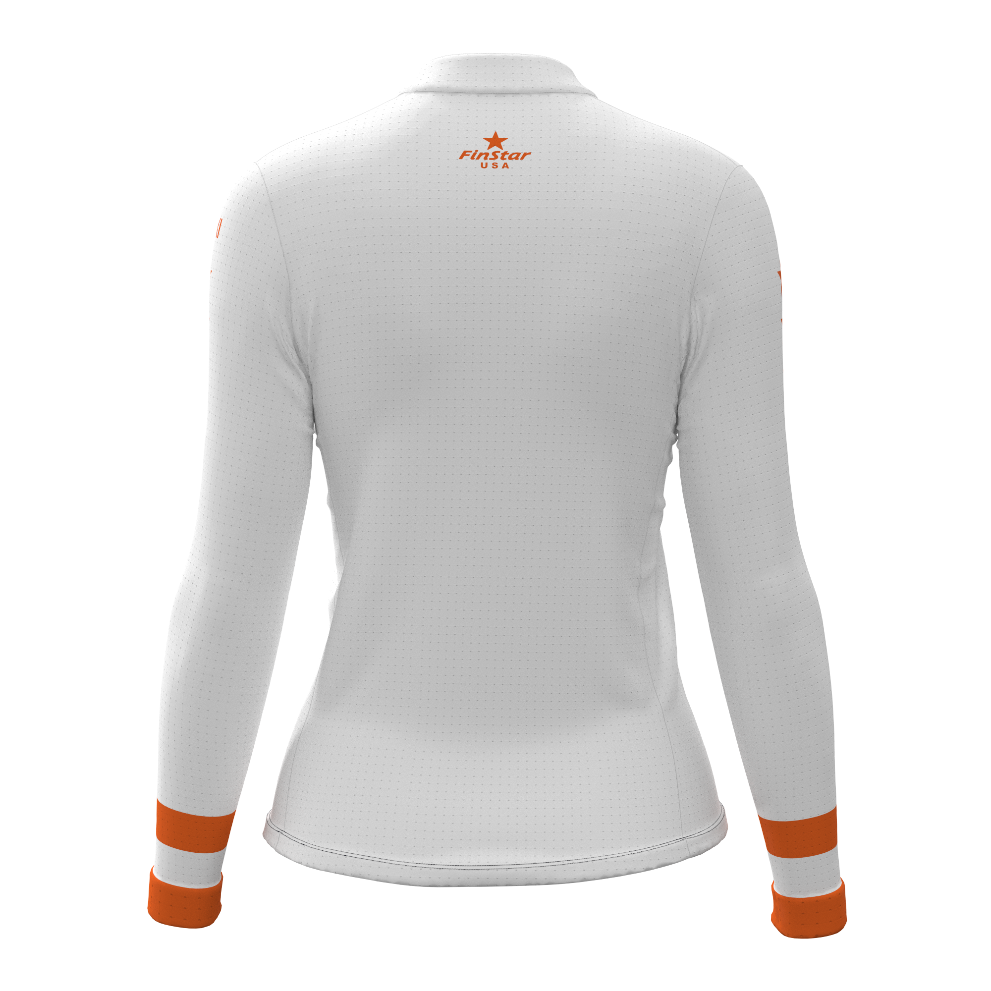 LS Rider top - Stars Collection - White & Orange