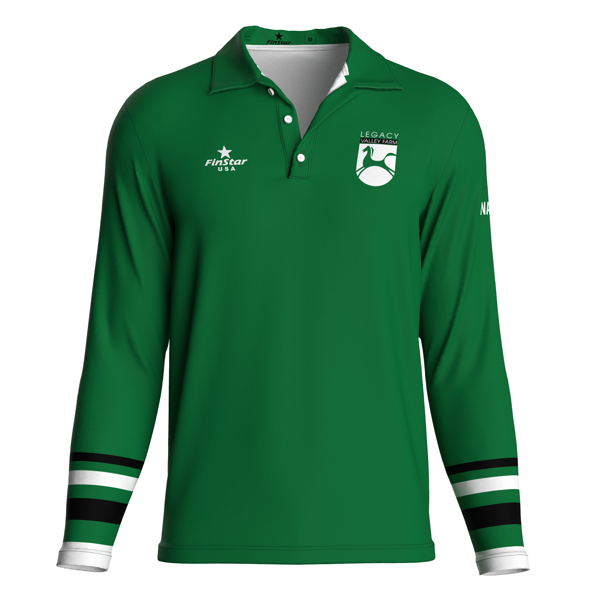 Men's LS Polo Shirt - LVF sold green