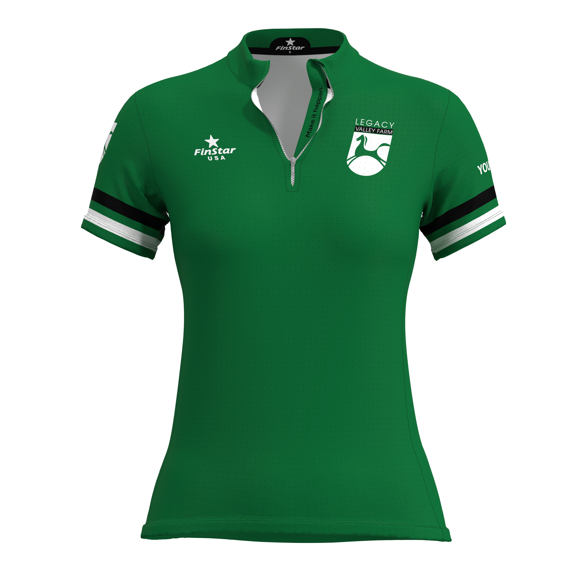 SS Rider Top - LVF solid green