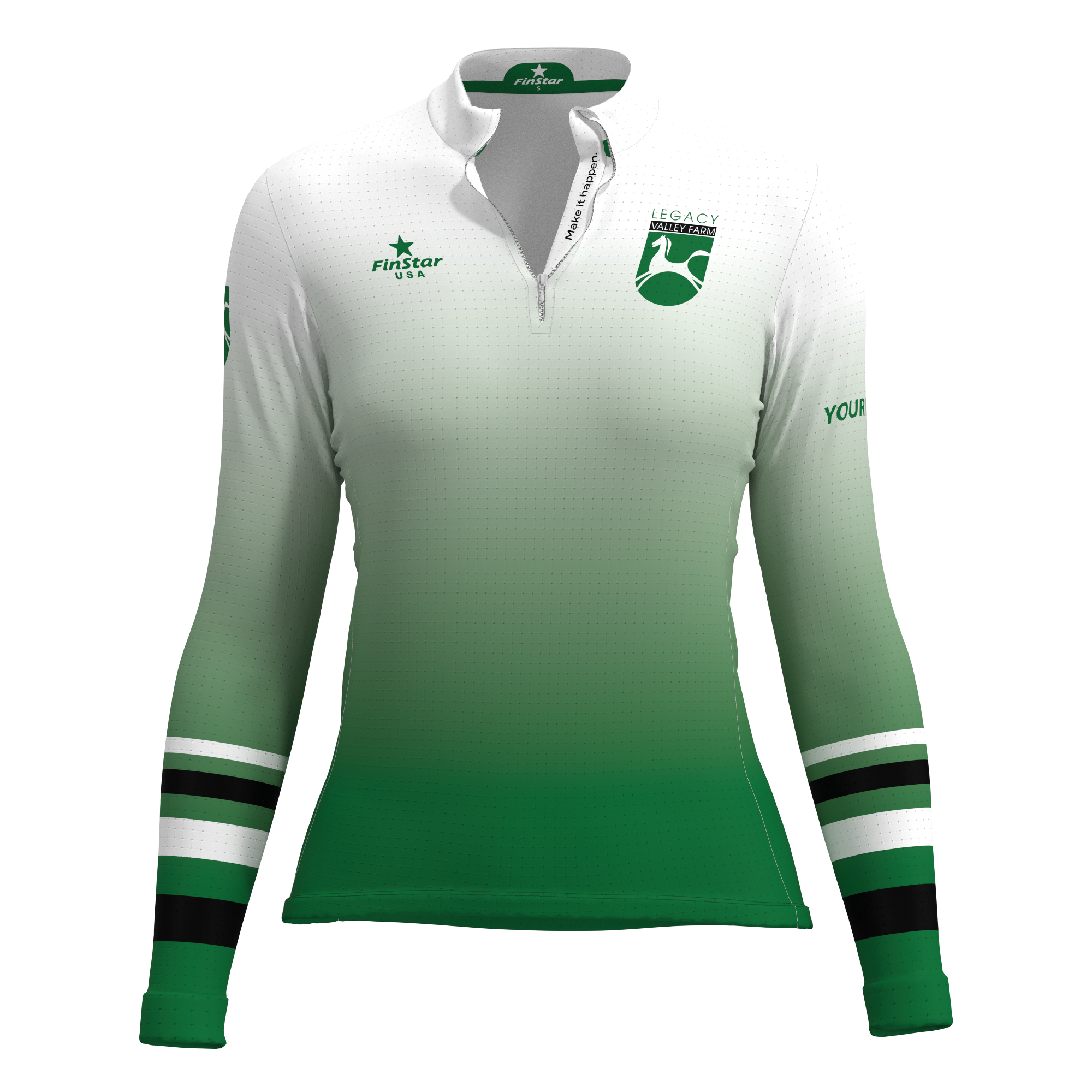 LS Rider Top - LVF green fade