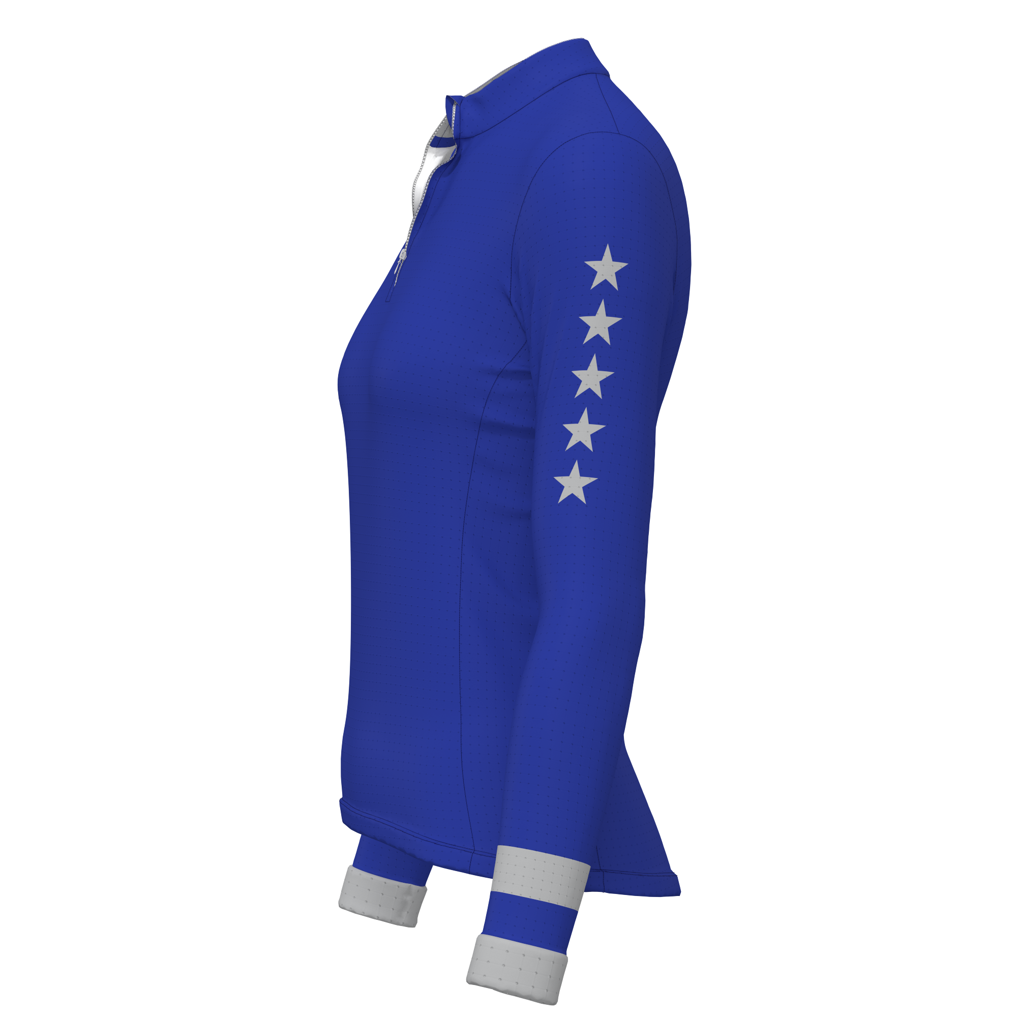 LS Rider top - Stars Collection - Royal Blue/Silver
