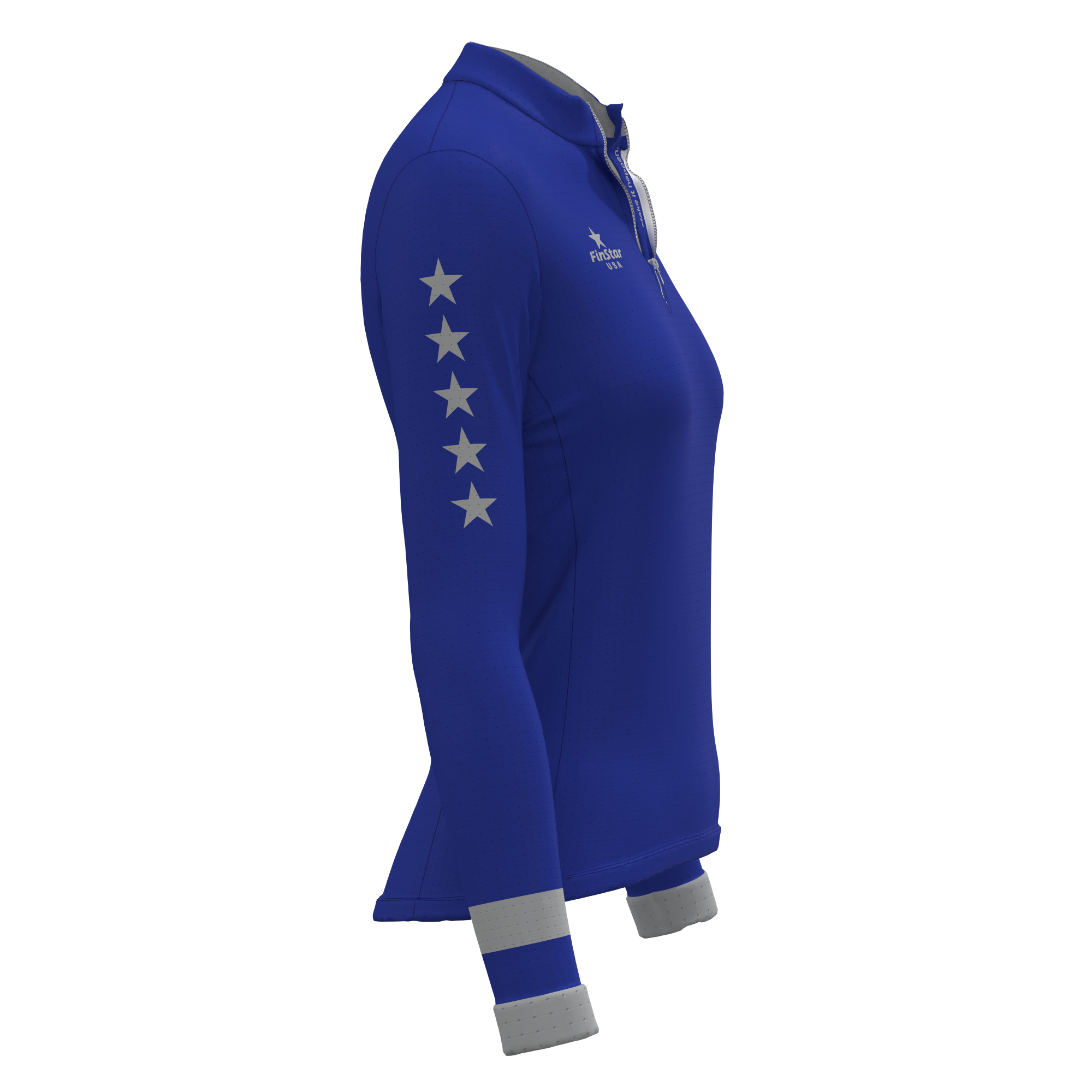 LS Rider top - Stars Collection - Royal Blue/Silver