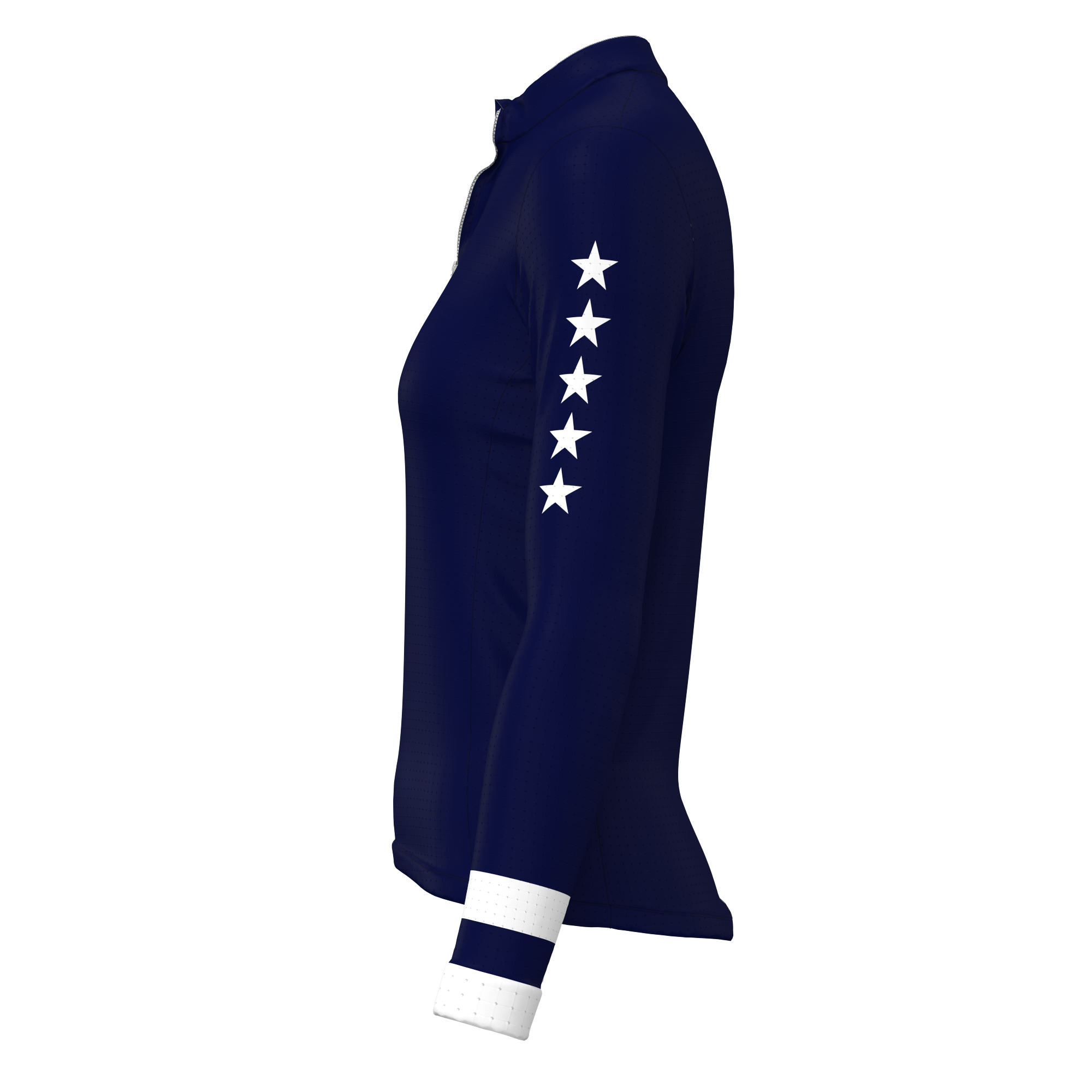 LS Rider top - Stars Collection - Navy/White