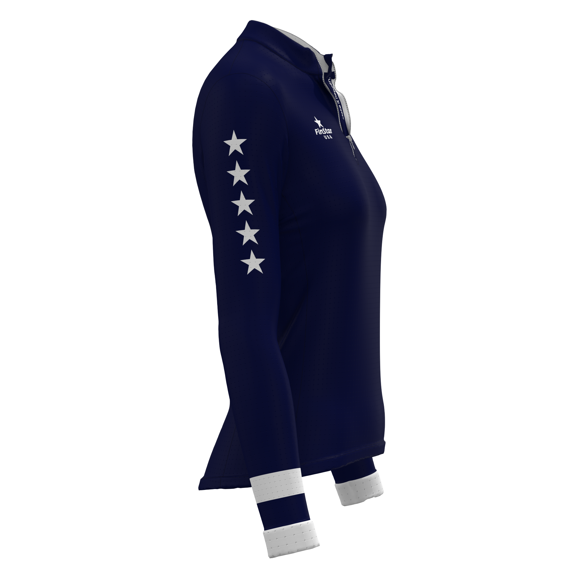 LS Rider top - Stars Collection - Navy/White