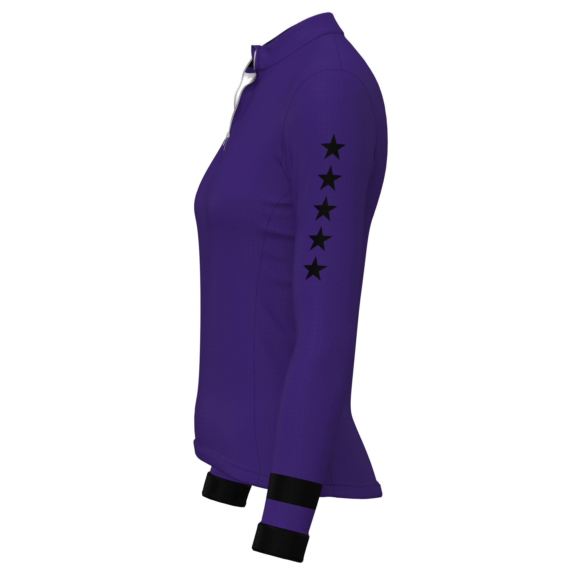 LS Rider top - Stars Collection - Dark Purple/Black