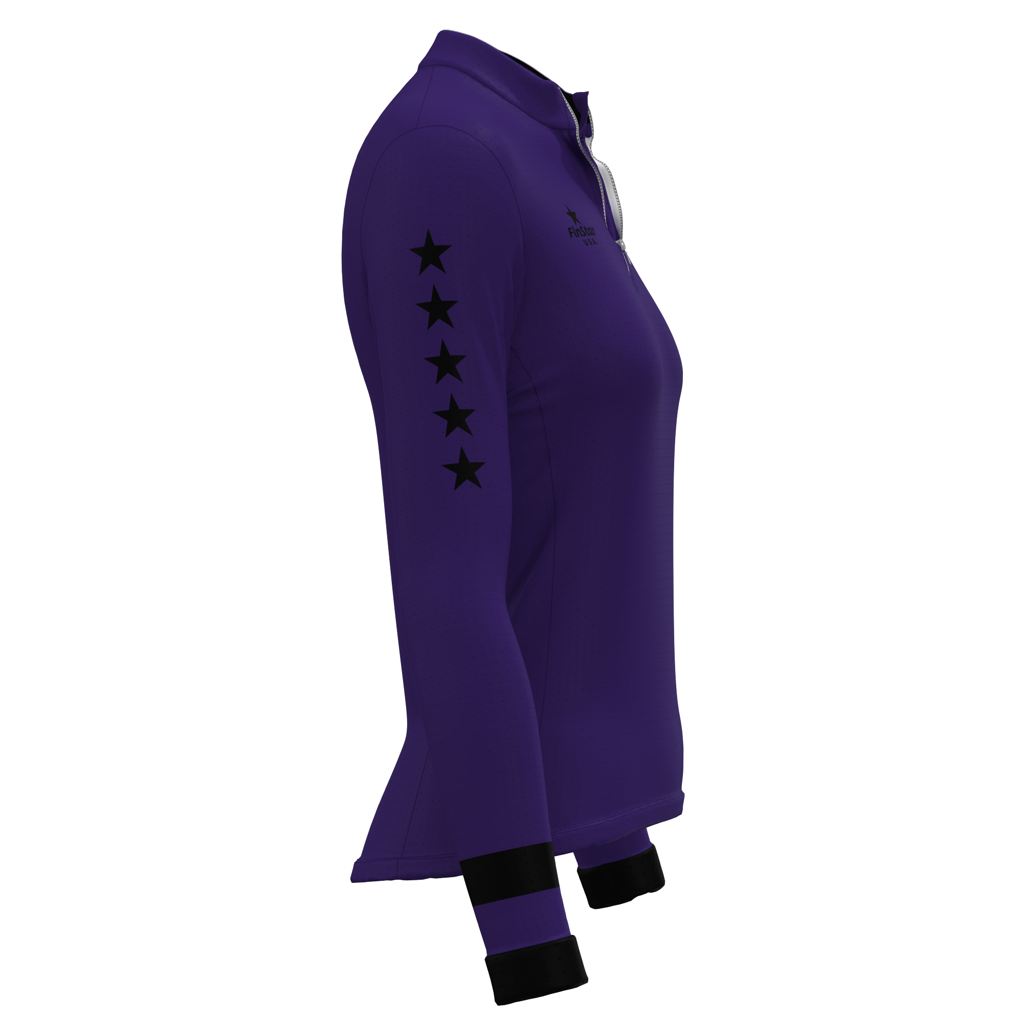 LS Rider top - Stars Collection - Dark Purple/Black