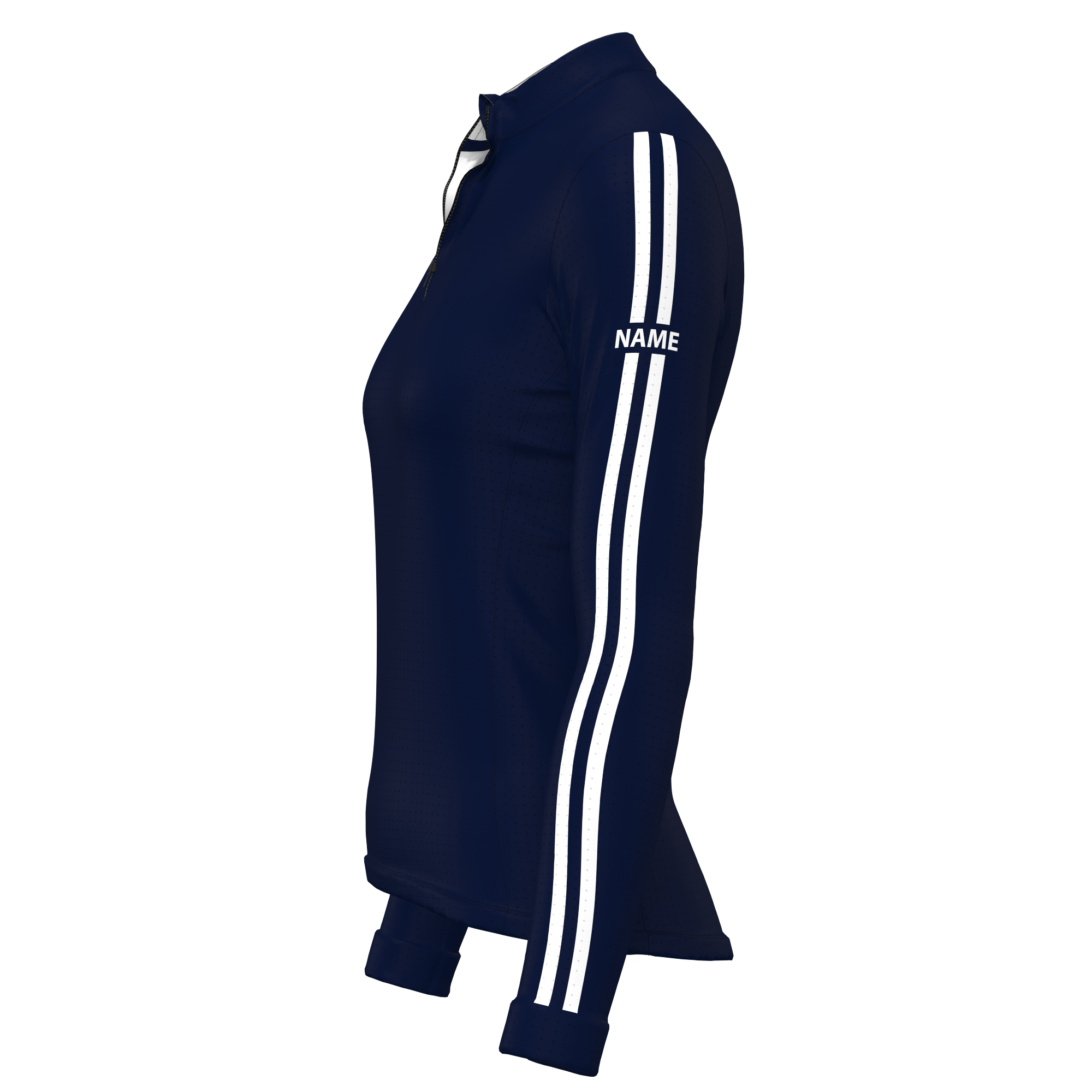 LS Rider top - Dark Navy & White Stripes