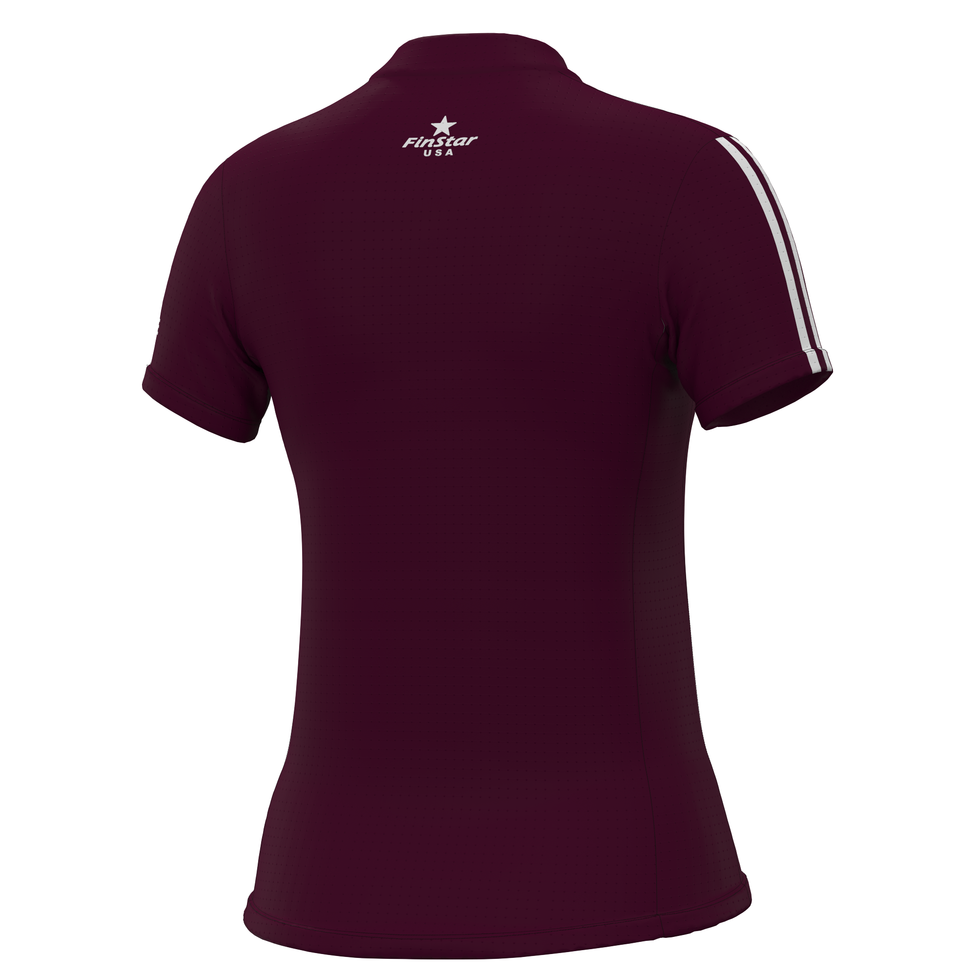 SS Rider Top - Semi Custom - Maroon/White Stripes