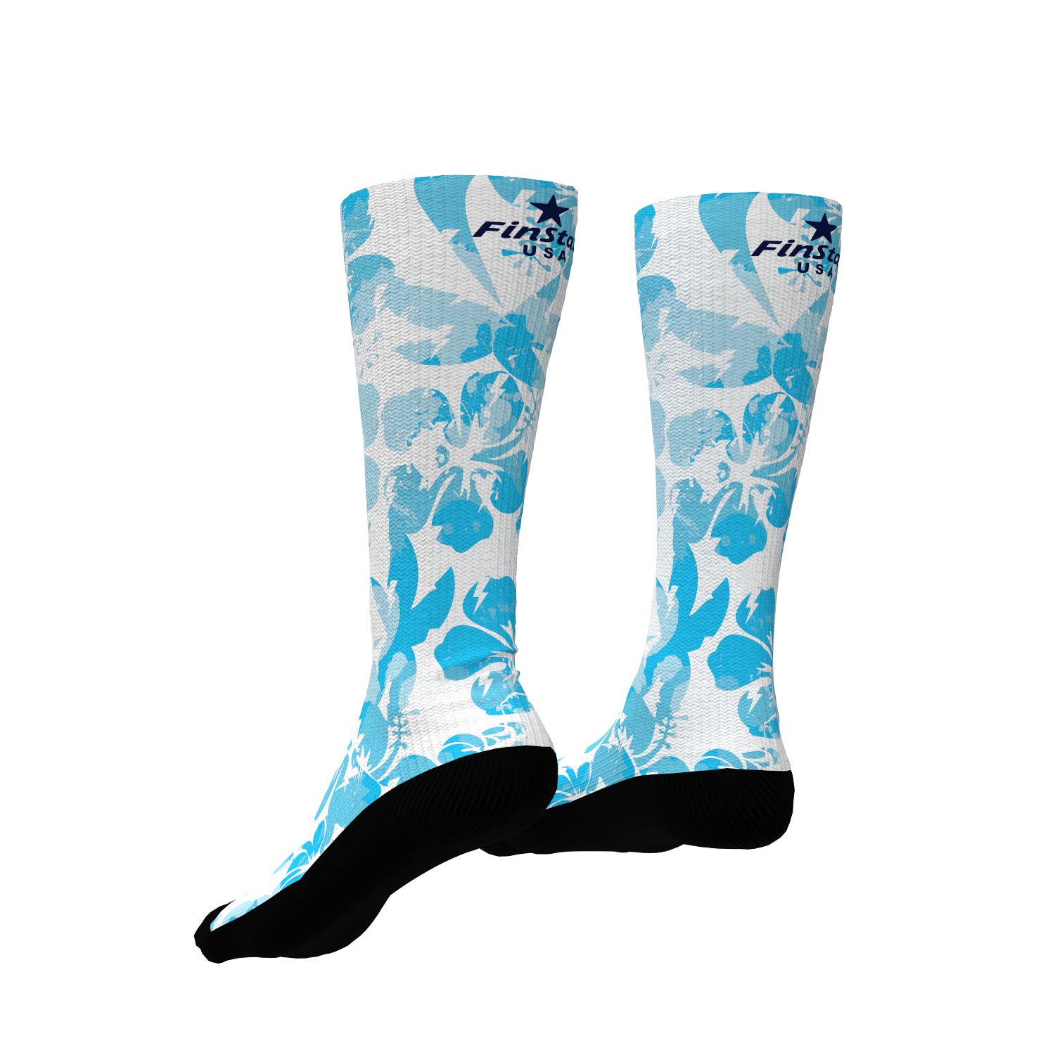 Ride Sock - Floral Bolts