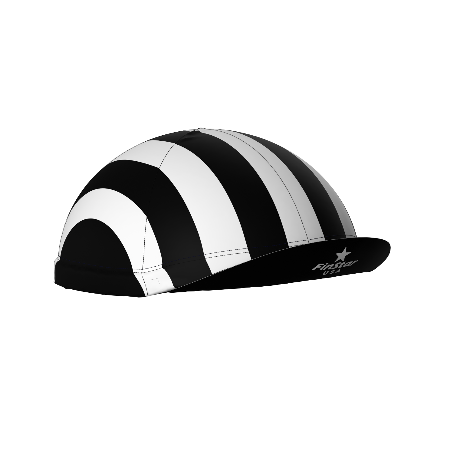 black and white stripe motorcycle helmet XC Helmet Cover - 5 Stripe
