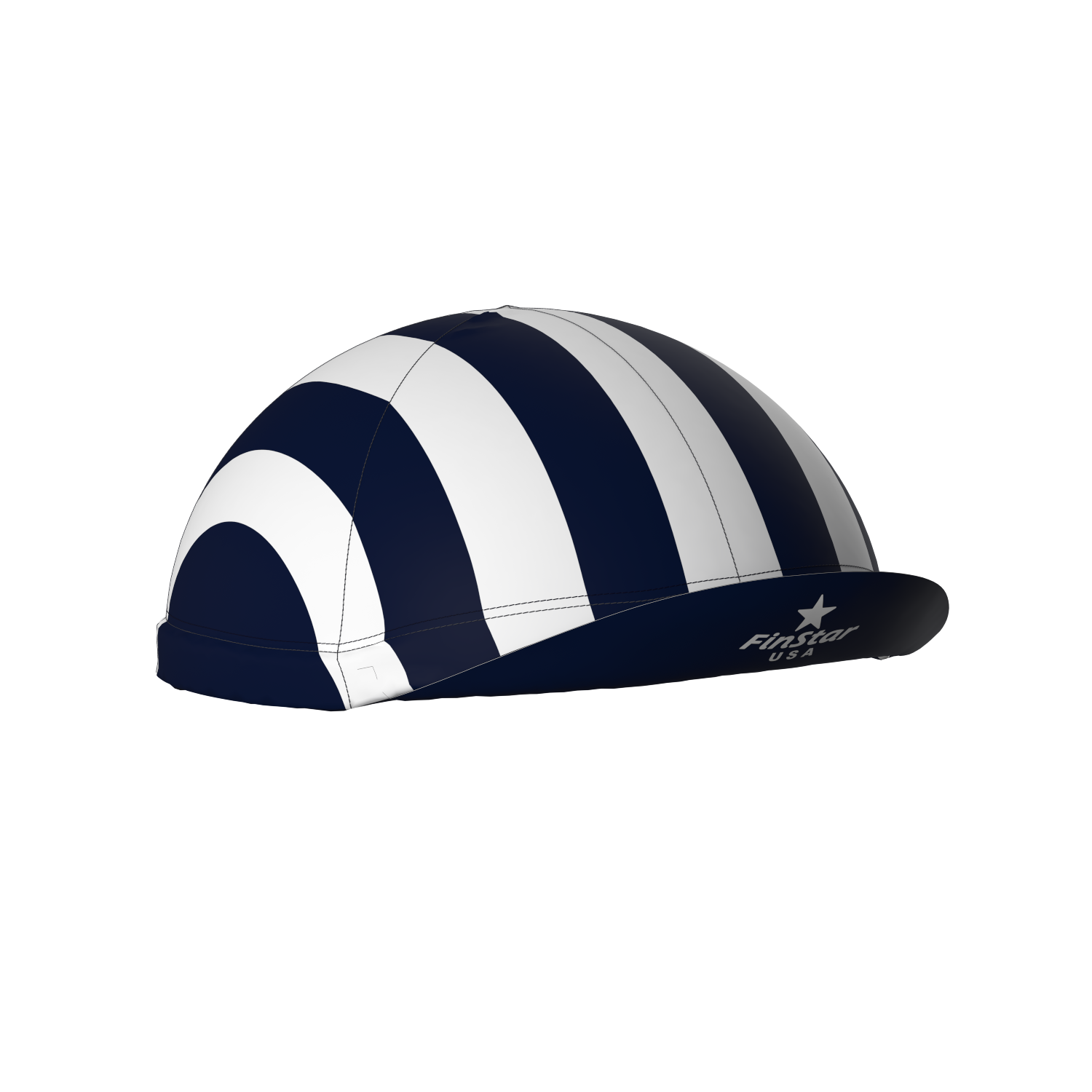 XC Helmet Cover - 5 Stripe - Dark Navy/White